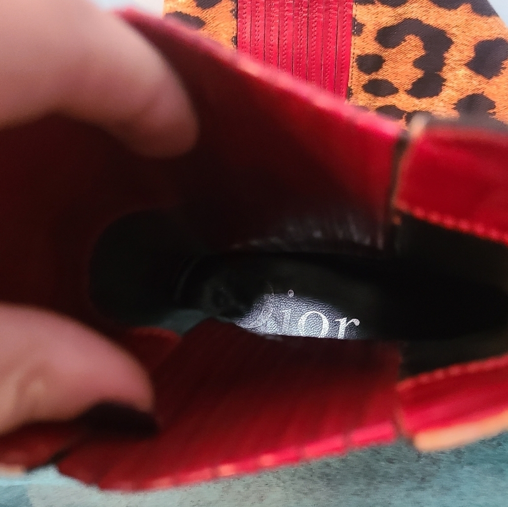 Christian Dior Leopard 🐆 Print Booties European Size 38 - Picture 3 of 14